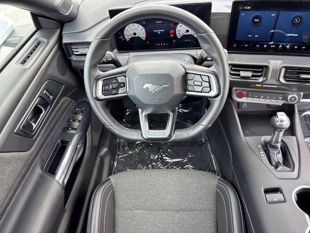 2025 Oxford White Ford Mustang EcoBoost RWD Convertible