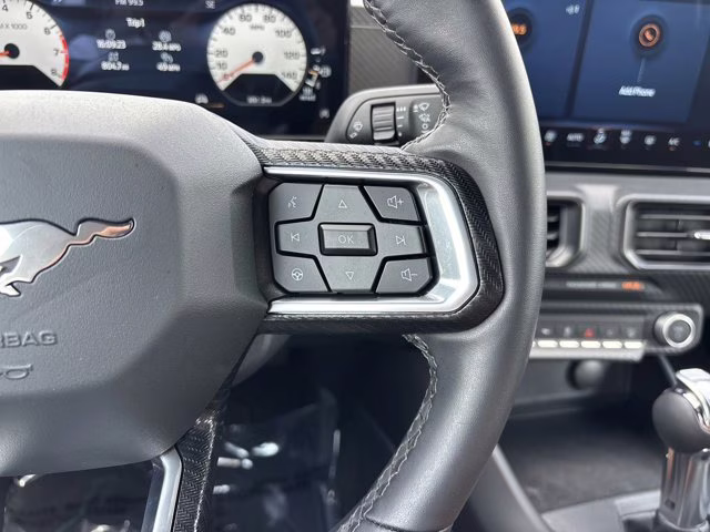 2025 Oxford White Ford Mustang EcoBoost RWD Convertible