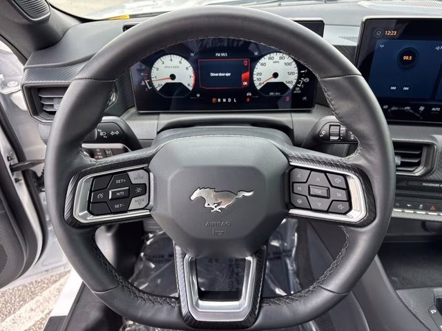 2025 Oxford White Ford Mustang EcoBoost RWD Convertible