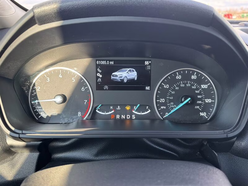 2019 Blue Candy Metallic Tinted Clearcoat Ford EcoSport SE FWD Crossover