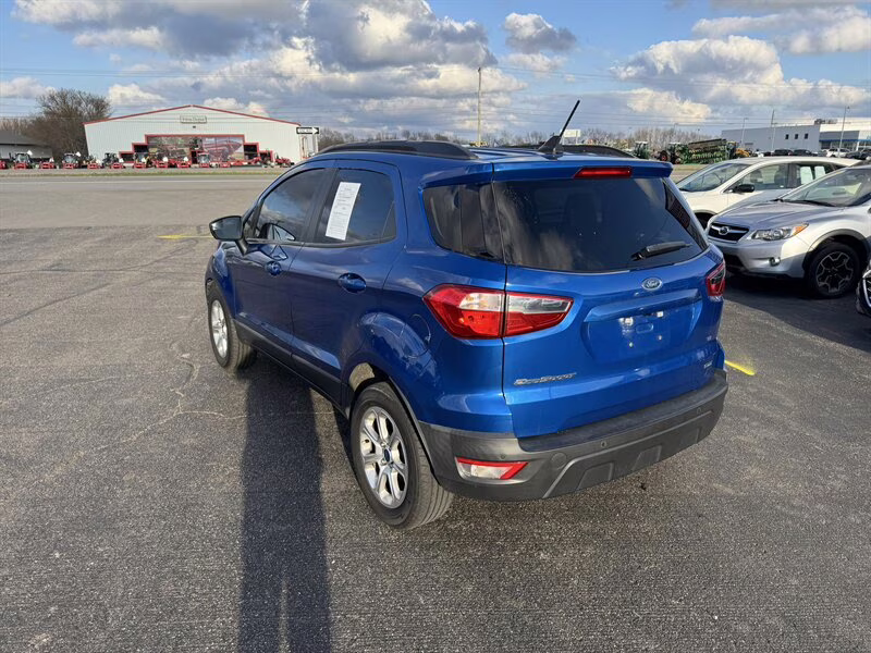 2019 Blue Candy Metallic Tinted Clearcoat Ford EcoSport SE FWD Crossover
