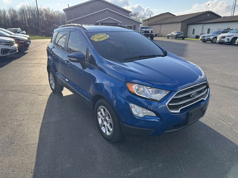 2019 Blue Candy Metallic Tinted Clearcoat Ford EcoSport SE FWD Crossover
