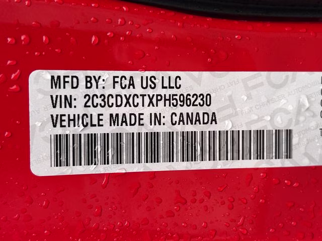2023 Torred Clearcoat Dodge Charger R/T RWD Sedan