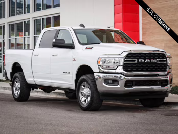 2022 Bright White Clearcoat Ram 2500 Big Horn 4X4 Truck