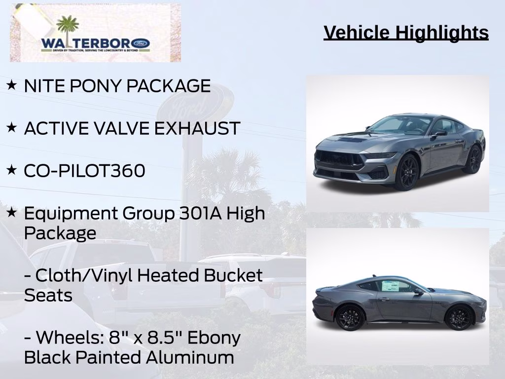 2026 Carbonized Gray Metallic Ford Mustang GT RWD Coupe