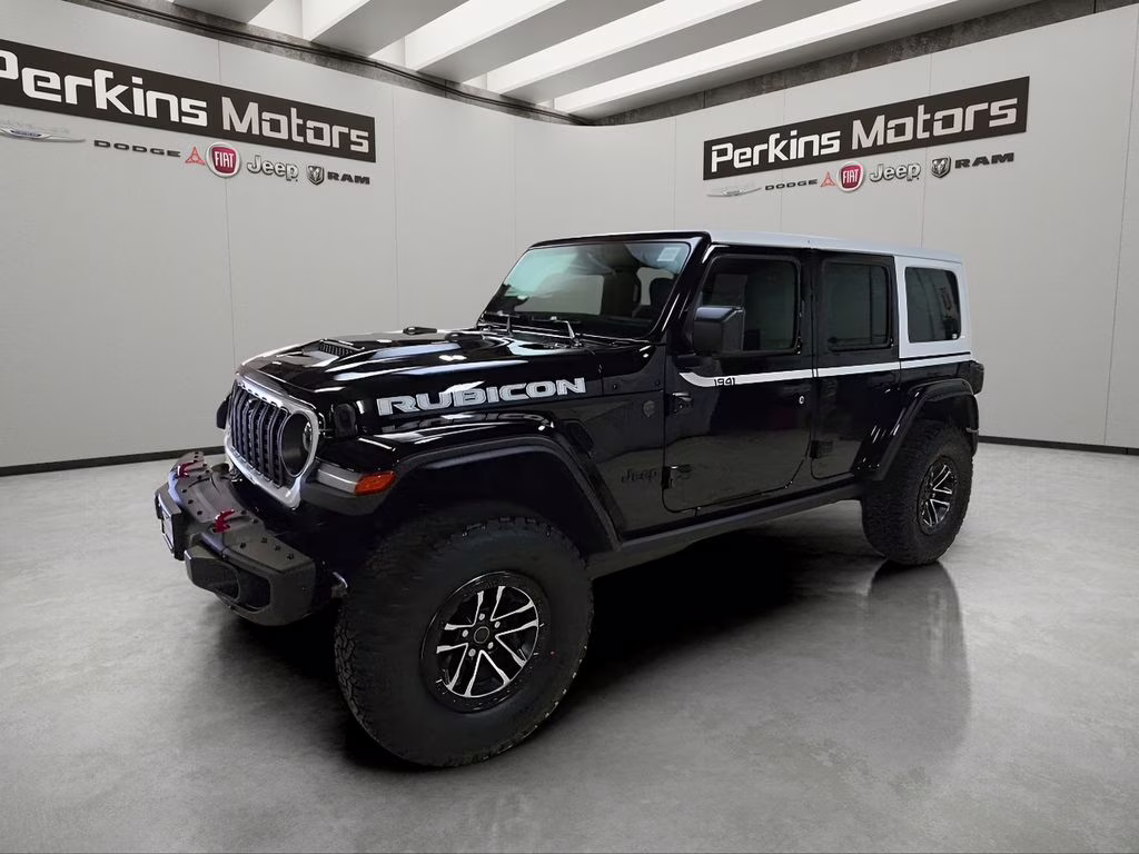 2026 Black Clearcoat Jeep Wrangler Rubicon X 4X4 SUV