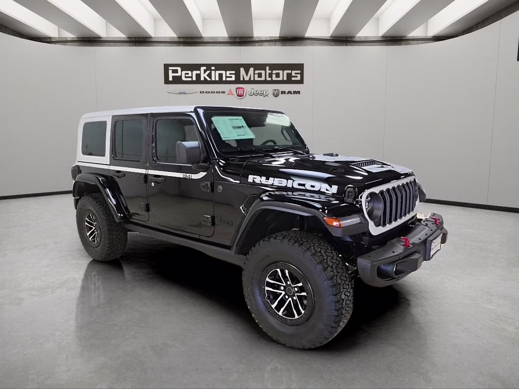 2026 Black Clearcoat Jeep Wrangler Rubicon X 4X4 SUV