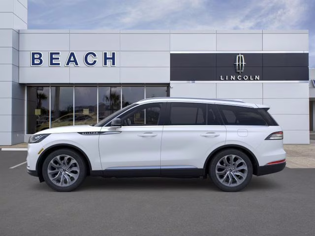 2026 Pristine White Metallic Tri-Coat Lincoln Aviator Reserve RWD SUV