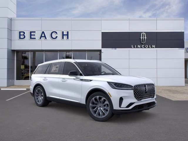 2026 Pristine White Metallic Tri-Coat Lincoln Aviator Reserve RWD SUV