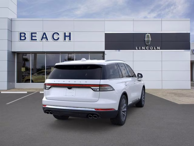 2026 Pristine White Metallic Tri-Coat Lincoln Aviator Reserve RWD SUV