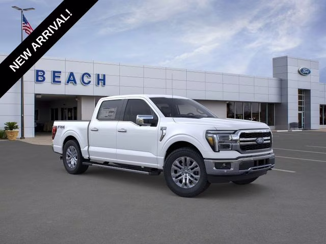 2026 White Metallic Ford F-150 Lariat 4X4 Truck
