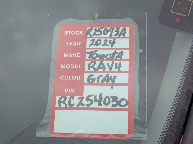 2024 Magnetic Gray Metallic Toyota RAV4 XLE Premium FWD SUV