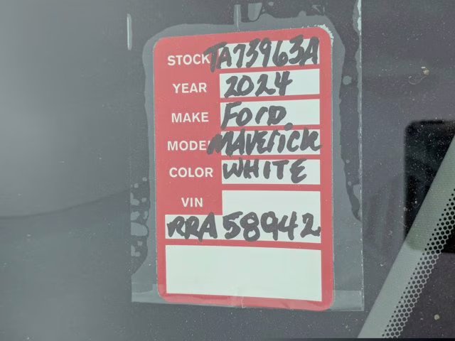 2024 Oxford White Ford Maverick XLT Advanced AWD Truck