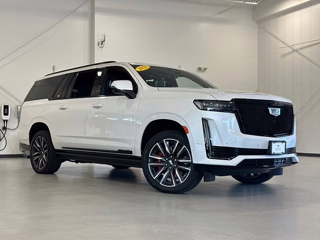 2022 Crystal White Tricoat Cadillac Escalade ESV Sport Platinum 4X4 SUV