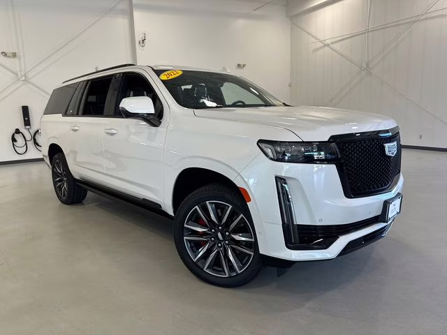 2022 Crystal White Tricoat Cadillac Escalade ESV Sport Platinum 4X4 SUV