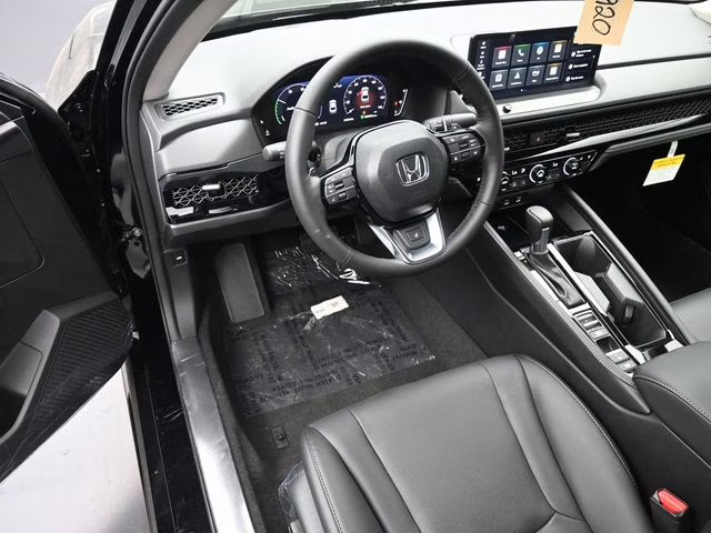 2026 Crystal Black Pearl Honda Accord Hybrid Touring FWD Sedan