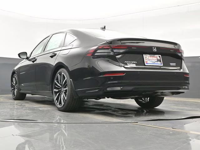 2026 Crystal Black Pearl Honda Accord Hybrid Touring FWD Sedan