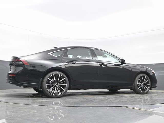 2026 Crystal Black Pearl Honda Accord Hybrid Touring FWD Sedan