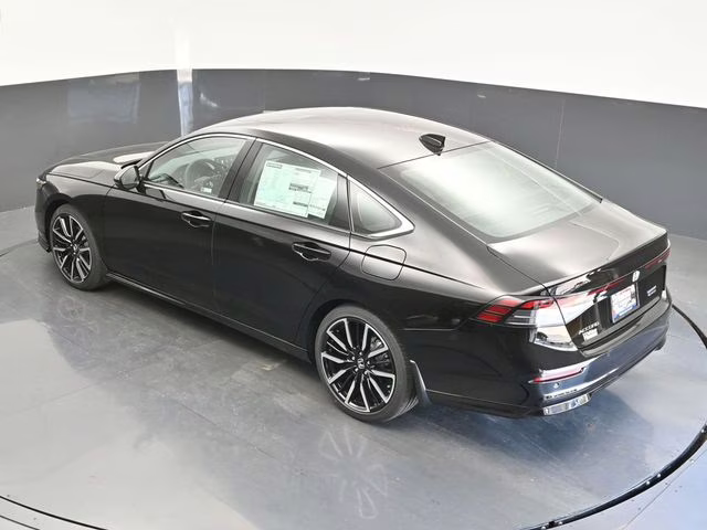 2026 Crystal Black Pearl Honda Accord Hybrid Touring FWD Sedan