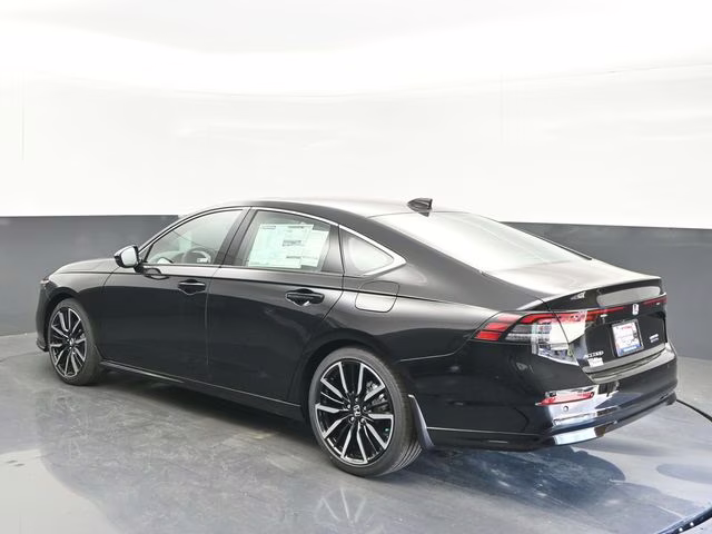 2026 Crystal Black Pearl Honda Accord Hybrid Touring FWD Sedan