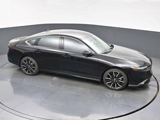 2026 Crystal Black Pearl Honda Accord Hybrid Touring FWD Sedan