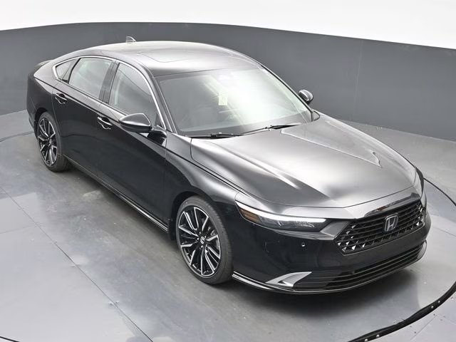 2026 Crystal Black Pearl Honda Accord Hybrid Touring FWD Sedan