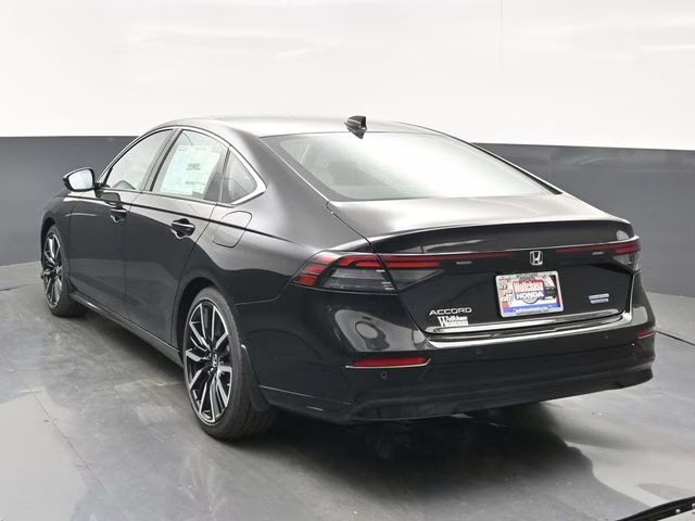 2026 Crystal Black Pearl Honda Accord Hybrid Touring FWD Sedan