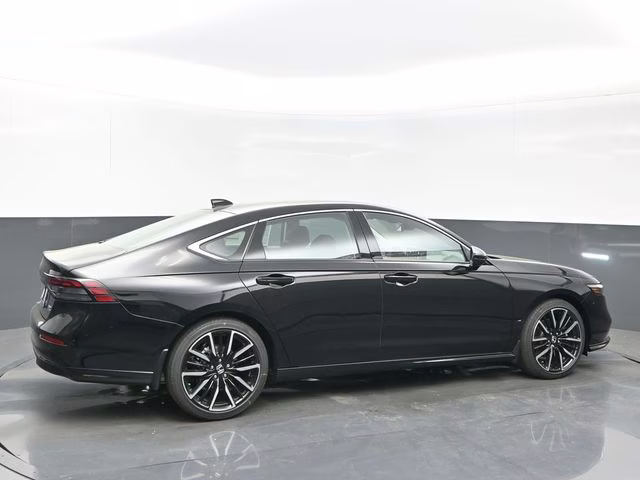 2026 Crystal Black Pearl Honda Accord Hybrid Touring FWD Sedan