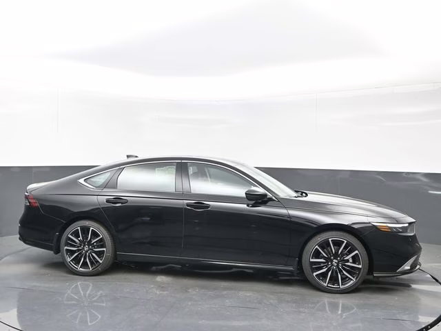2026 Crystal Black Pearl Honda Accord Hybrid Touring FWD Sedan