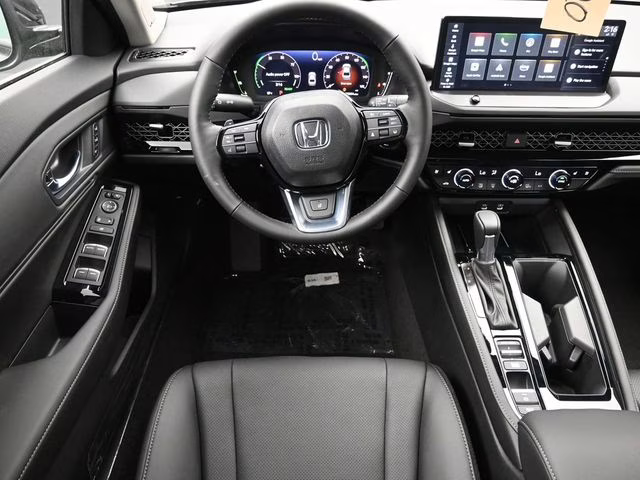 2026 Crystal Black Pearl Honda Accord Hybrid Touring FWD Sedan