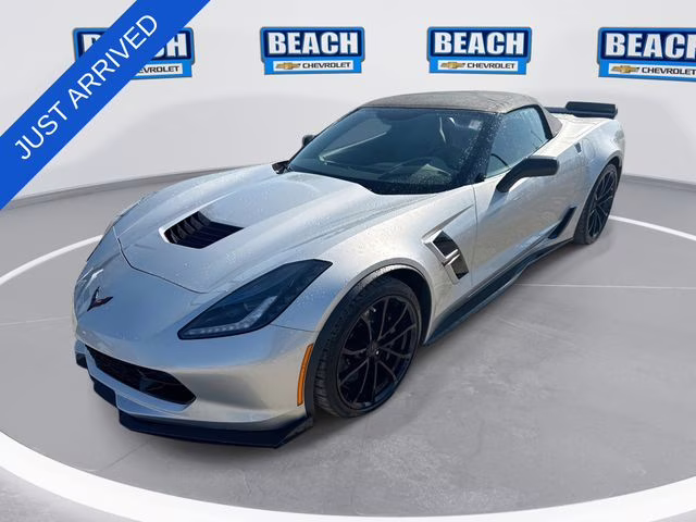 2019 Blade Silver Metallic Chevrolet Corvette Grand Sport RWD Convertible
