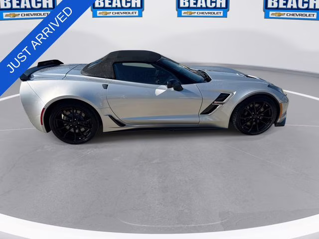 2019 Blade Silver Metallic Chevrolet Corvette Grand Sport RWD Convertible