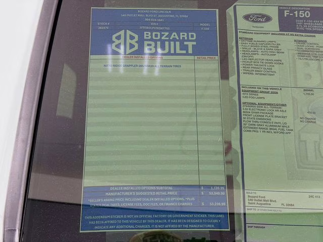 2026 Oxford White Ford F-150 STX 4X4 Truck