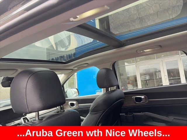 2021 Green Kia Sorento SX Prestige X-Line AWD SUV