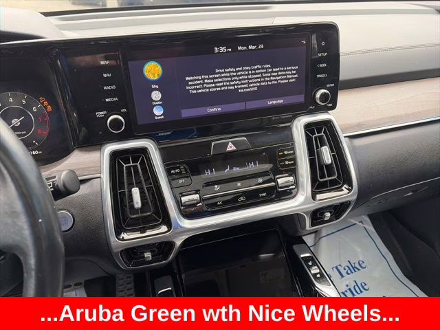 2021 Green Kia Sorento SX Prestige X-Line AWD SUV