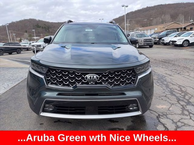 2021 Green Kia Sorento SX Prestige X-Line AWD SUV