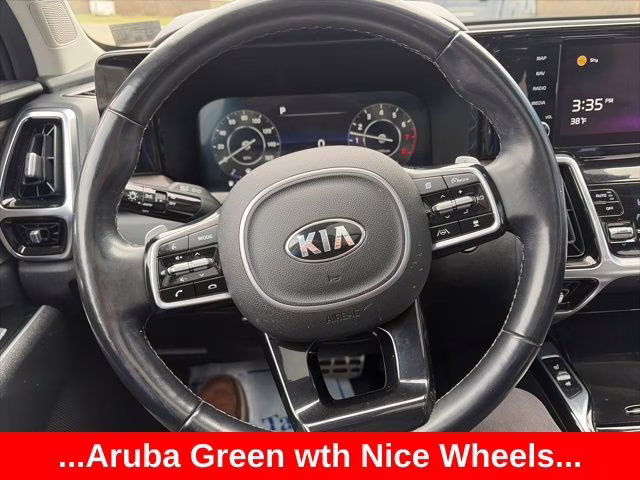 2021 Green Kia Sorento SX Prestige X-Line AWD SUV