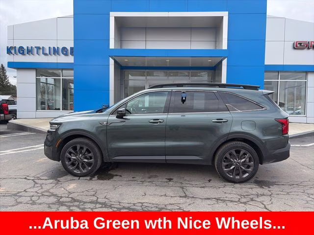 2021 Green Kia Sorento SX Prestige X-Line AWD SUV