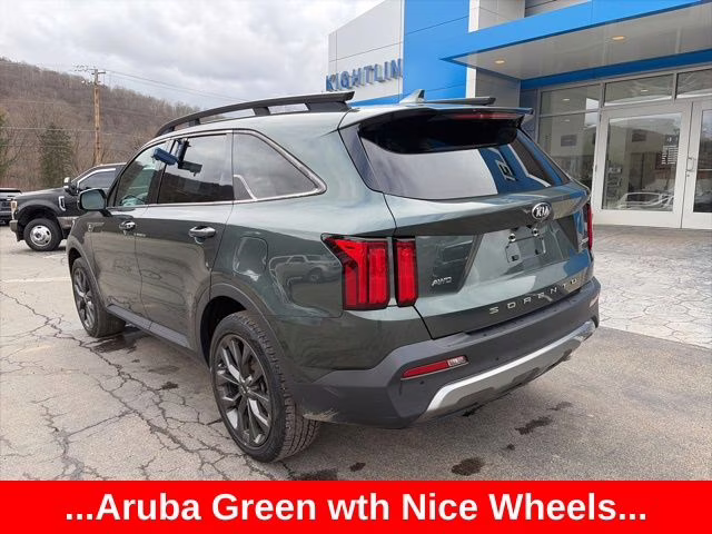 2021 Green Kia Sorento SX Prestige X-Line AWD SUV