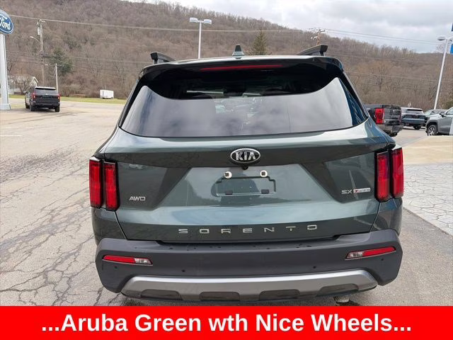 2021 Green Kia Sorento SX Prestige X-Line AWD SUV
