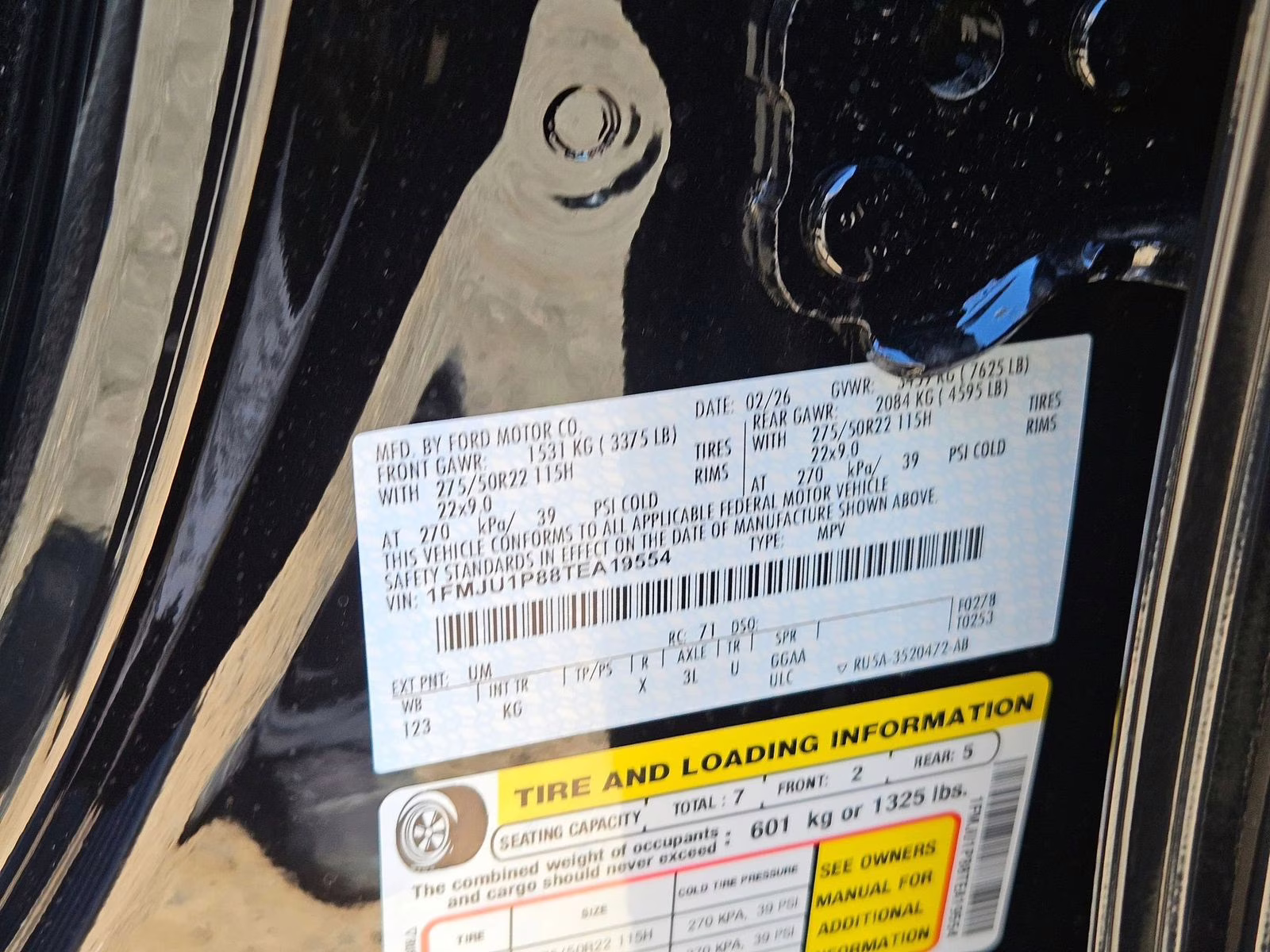 2026 Black Ford Expedition King Ranch 4X4 SUV