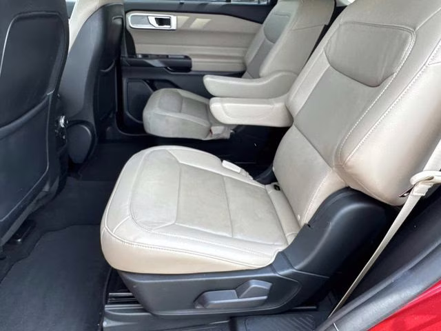 2020 Red Metallic Ford Explorer Limited RWD SUV