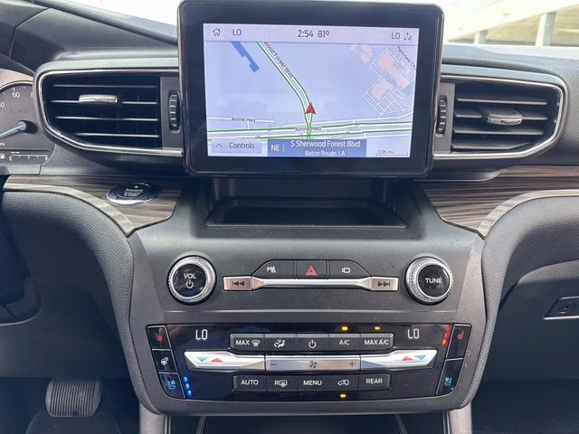 2020 Red Metallic Ford Explorer Limited RWD SUV