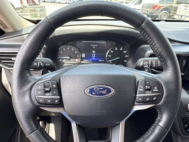 2020 Red Metallic Ford Explorer Limited RWD SUV