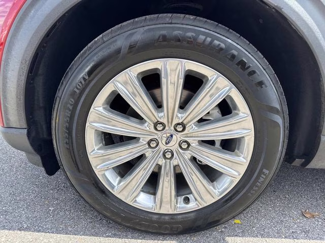 2020 Red Metallic Ford Explorer Limited RWD SUV