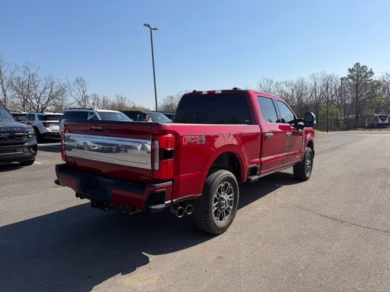 2024 Rapid Red Metallic Tinted Clearcoat Ford Super Duty F-250 SRW Limited 4X4 Truck