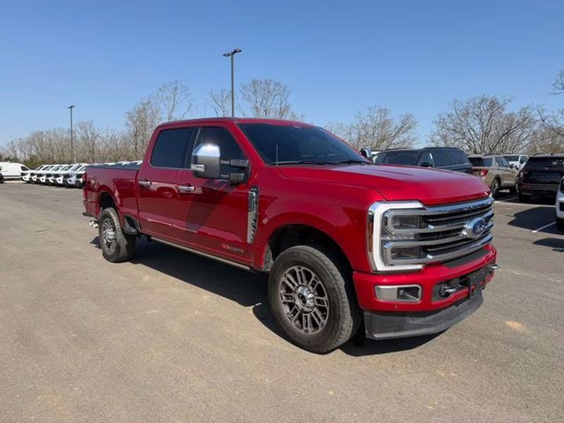 2024 Rapid Red Metallic Tinted Clearcoat Ford Super Duty F-250 SRW Limited 4X4 Truck