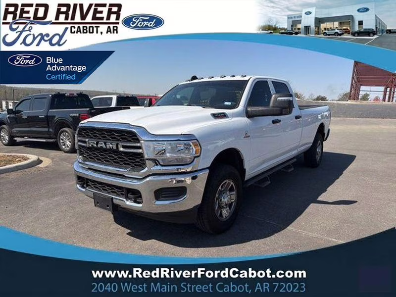 2024 Bright White Clearcoat Ram 3500 Tradesman 4X4 Truck