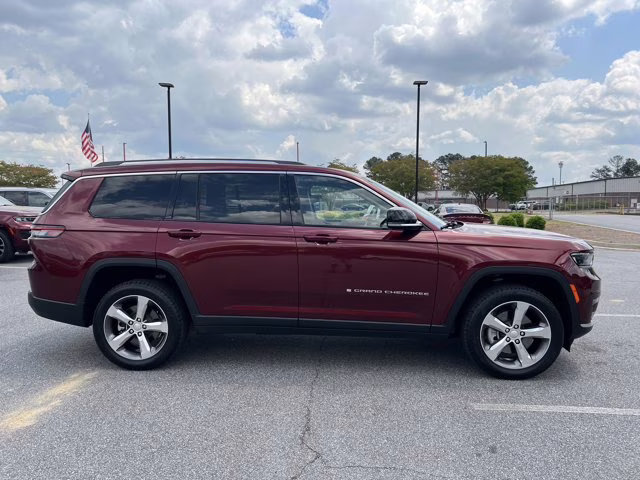 2021 Velvet Red Pearlcoat Jeep Grand Cherokee L Limited 4X4 SUV