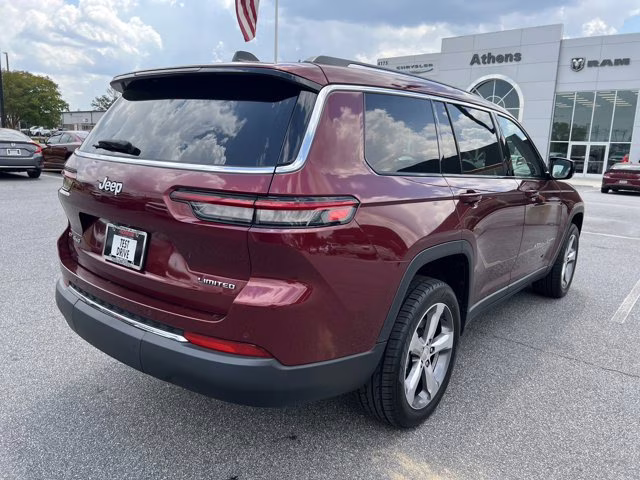 2021 Velvet Red Pearlcoat Jeep Grand Cherokee L Limited 4X4 SUV